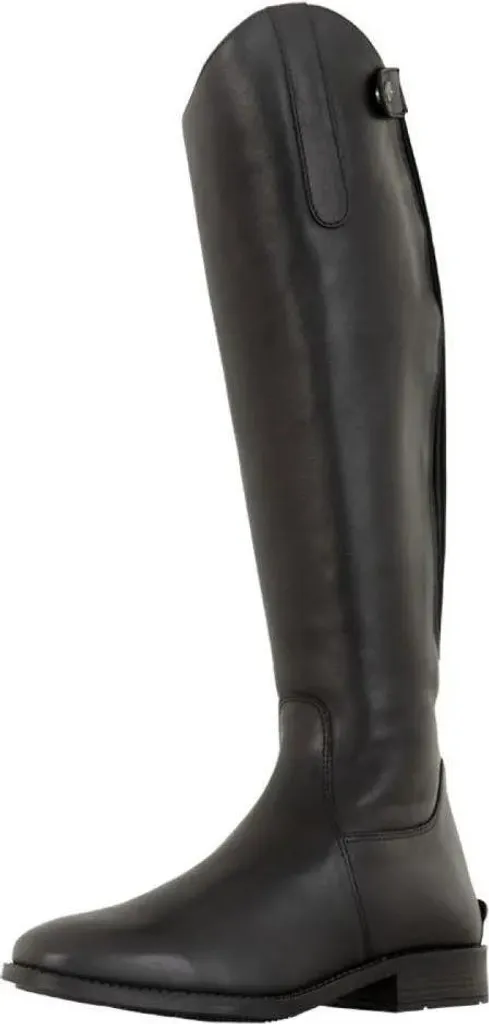 Bottes d'équitation en cuir ajustables contre les mollets forts