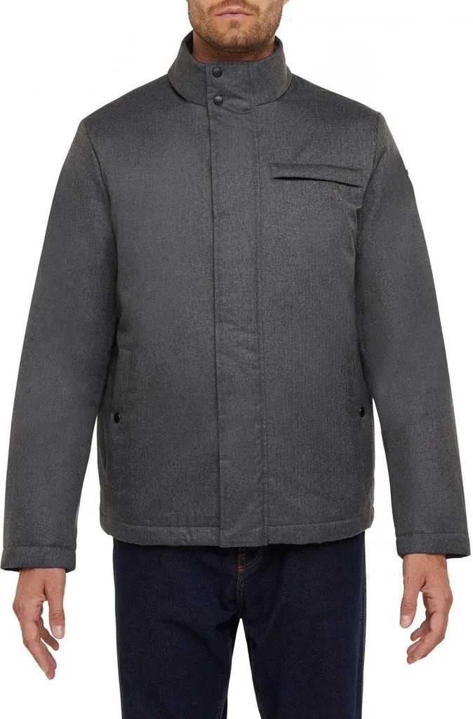Veste de Ville Geox M Vincit Gris - Idéale pour le Trajet Travail Homme