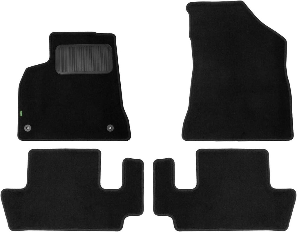 Klever Textil-Fu?matten Set passend f?r Peugeot 3008 2008–2017 | 4-teilig