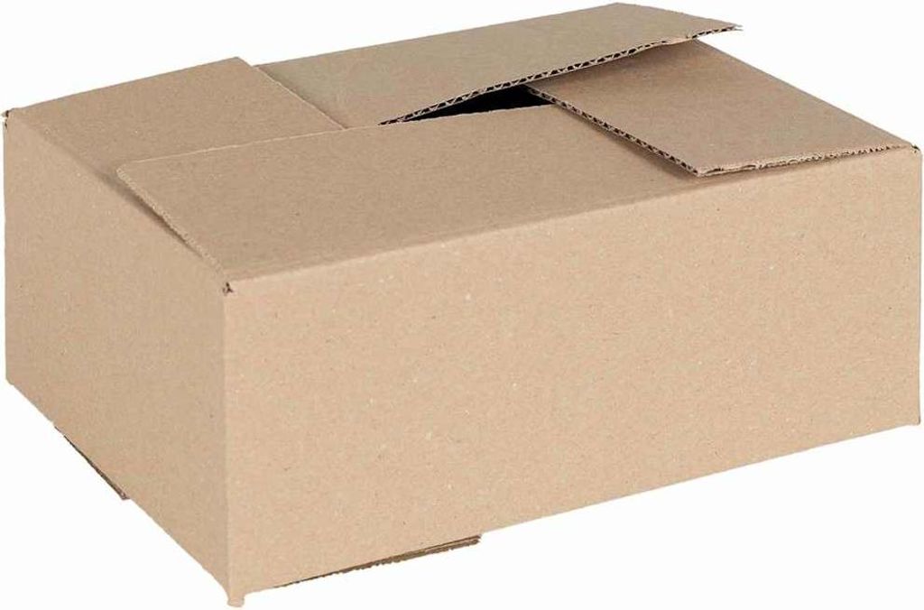 Faltbox mit Speicher 50 pcs Natur 25 x 17,5 x 10 cm Karton