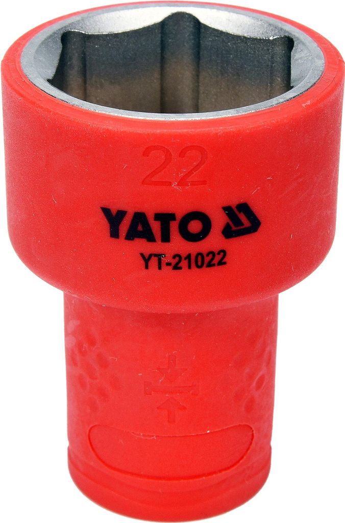 Isolierte Sechskant-Stecknuss 22 mm 3/8" VDE