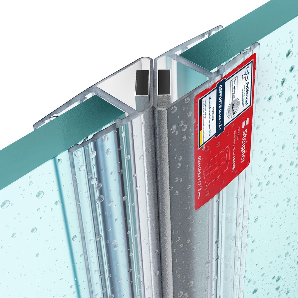 STEIGNER Magnetduschdichtungen UKM04 201 cm (2 Stk.) - Set Produktbild 