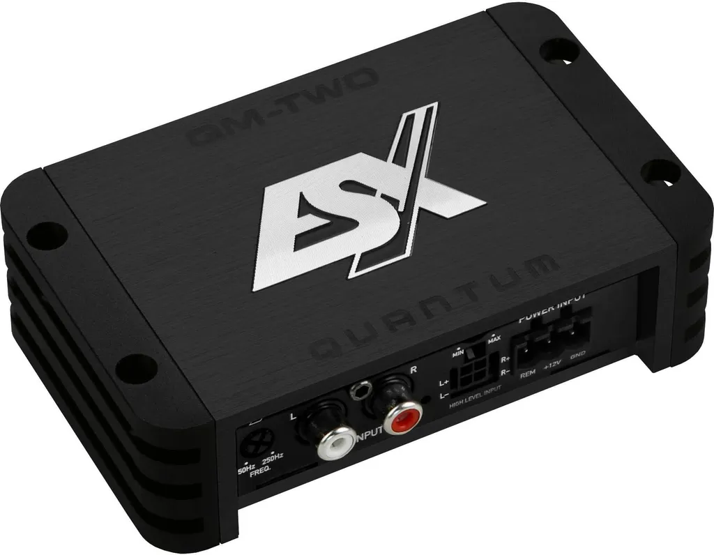 Amplificateur Compact ESX QM-TWOv3 : Solution Audio pour Petit Espace