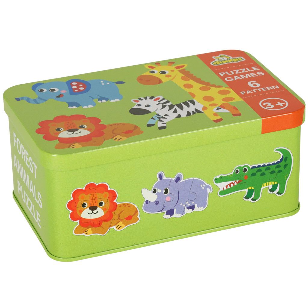 Aga Puzzle v plechovke SAFARI 25 dielikov Obrázok produktu 