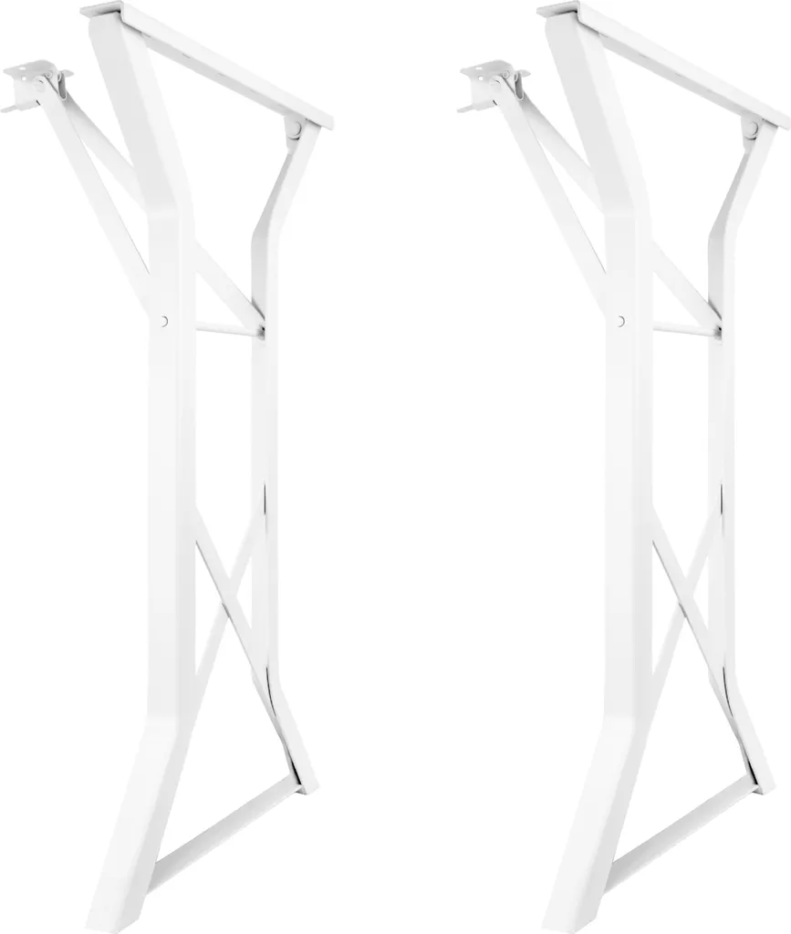 Gambe Tavolo Pieghevoli Bianche 70x42cm Natural Goods Berlin DIY