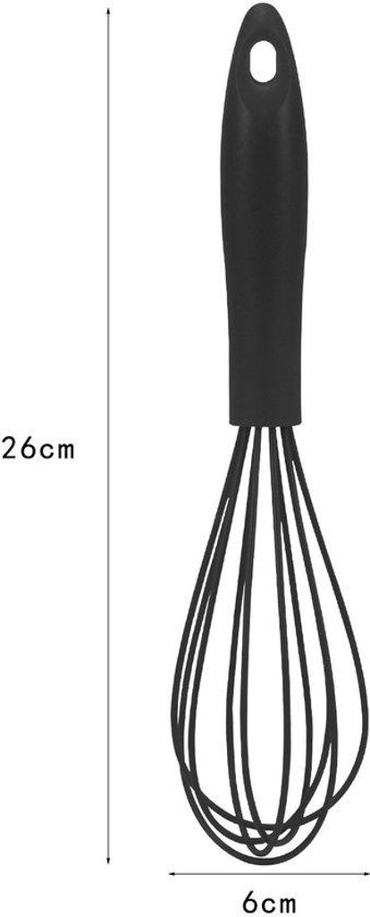 Eierklopper für antiaanbakpfannen, schwarz, 26 cm