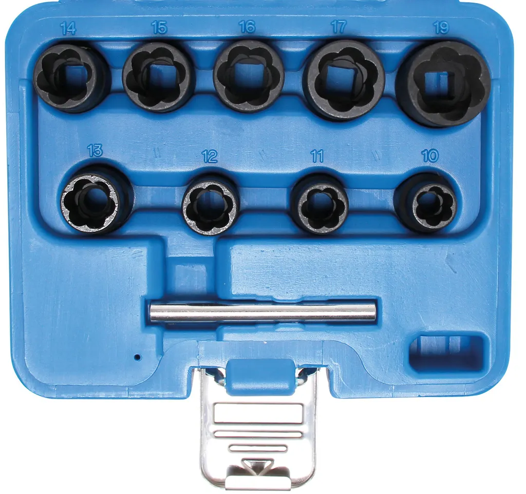 BGS 5265 Set Estrattori Viti e Bulloni Danneggiati 3/8" 10-19mm Professionali