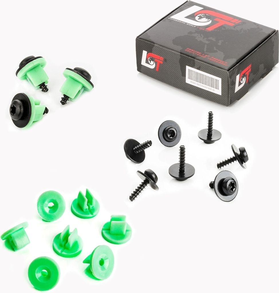 10x Spreizmuttern Schrauben Set Waschanlage für FORD KUGA FOCUS II 2 DA C-MAX