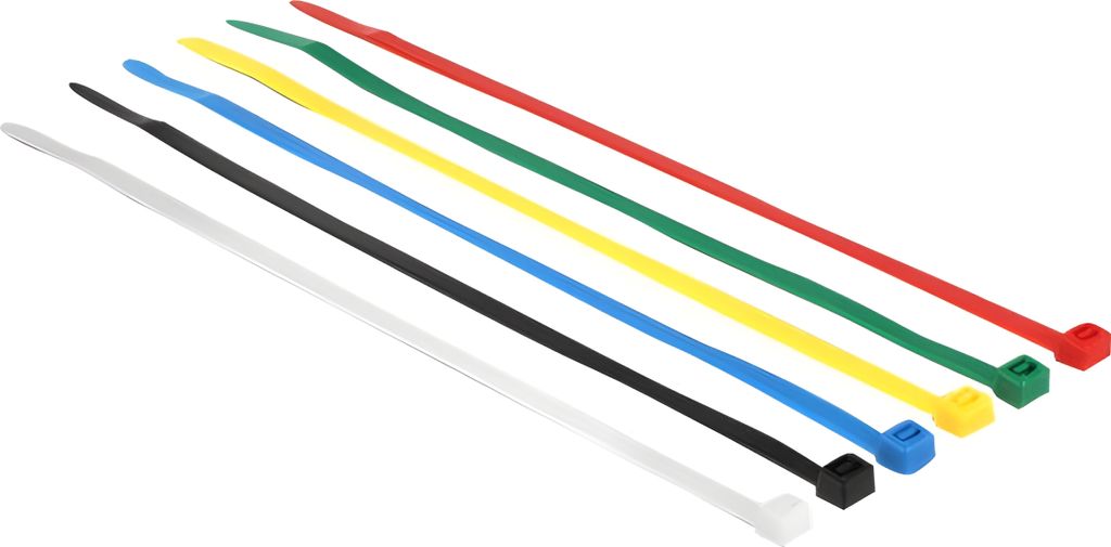 DELOCK Colliers de câbles 200mm 100pcs couleur Image du produit 