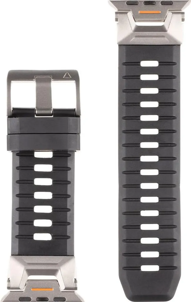 Bracelet Safety Ultra Robuste Noir en Nylon Tactique Apple Watch 49mm - 4