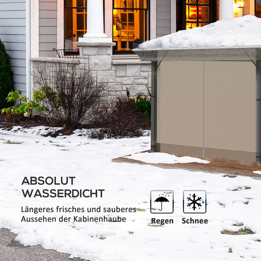 Uberdachung Die Vor Regen Oder Schnee Schutzt