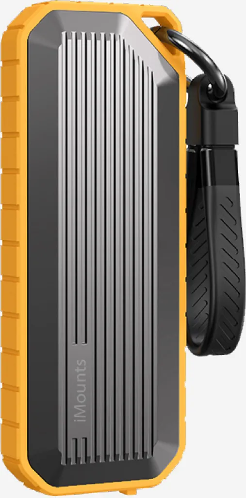 Boîtier SSD M.2 NVMe 10 Gbit/s USB-C Jaune - Design Compact et Rapide
