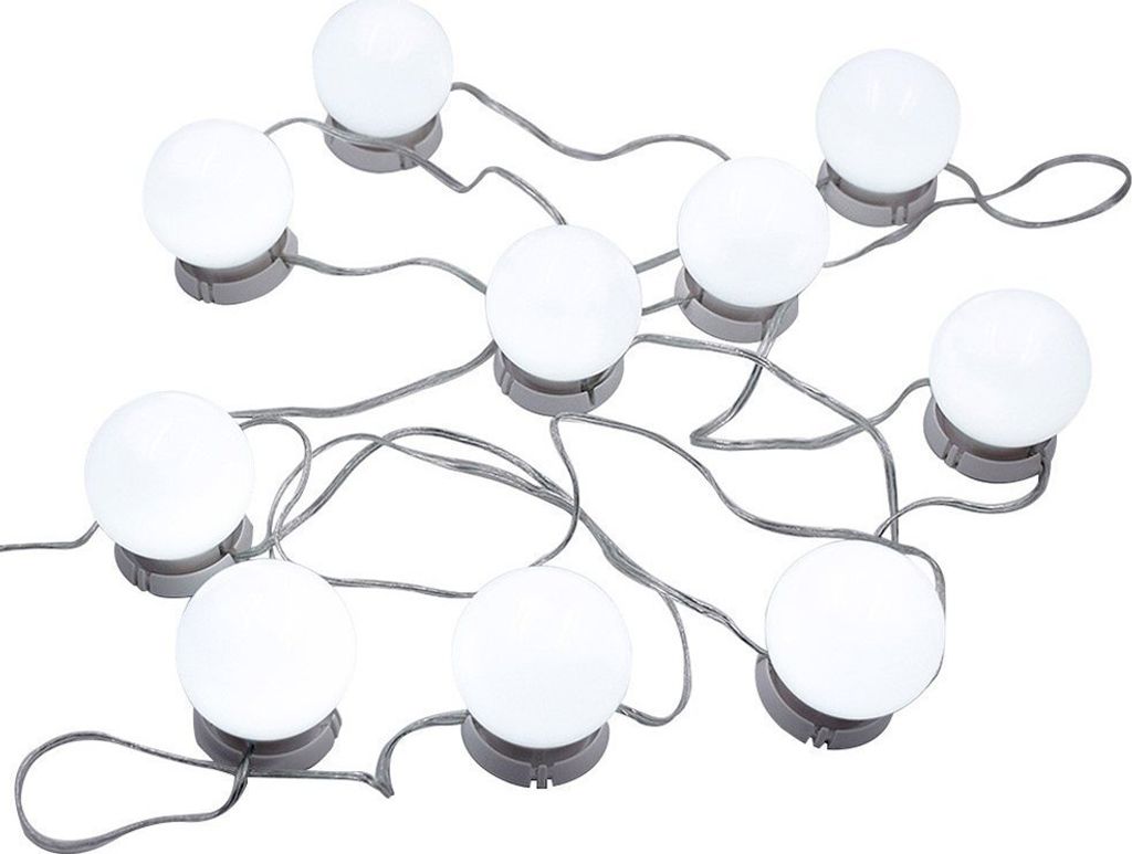 Verk 01599: Juego de 10 luces LED para espejo de tocador Imagen del producto 