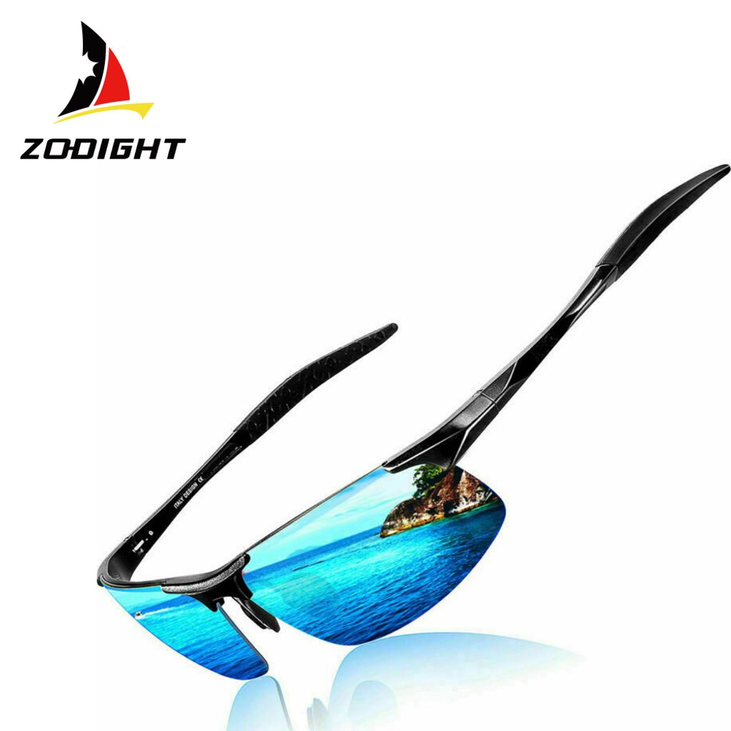 ATTCL Herren Polarisierte Treiber Glasses Sportbrille Sonnenbrille Al-Mg Metallrahme Ultra leicht 