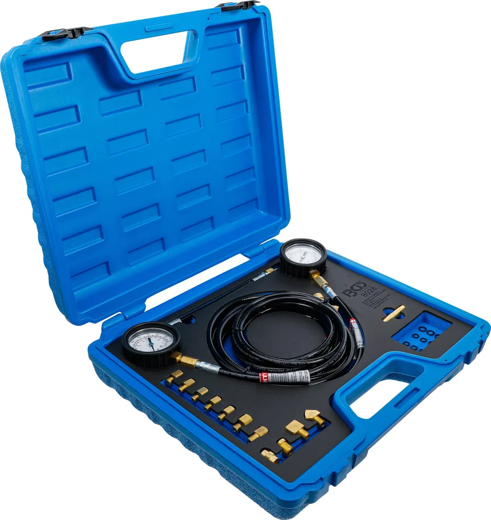 Testeur de pression BGS 8028 gradué avec kit d'adaptateurs complets - 2
