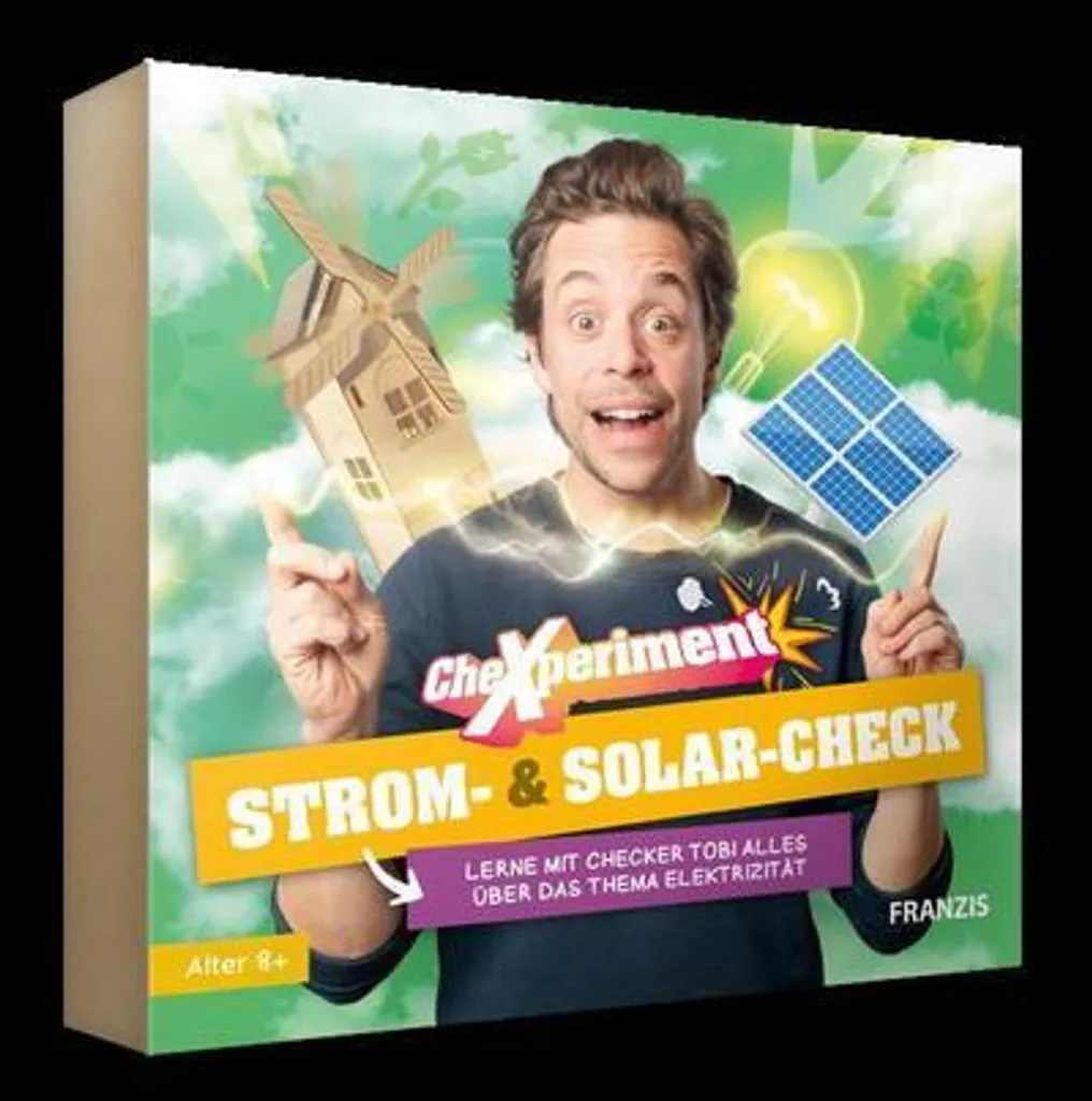 FRANZIS 67268 CheXperiment Contrôle de l'électricité et du solaire kit