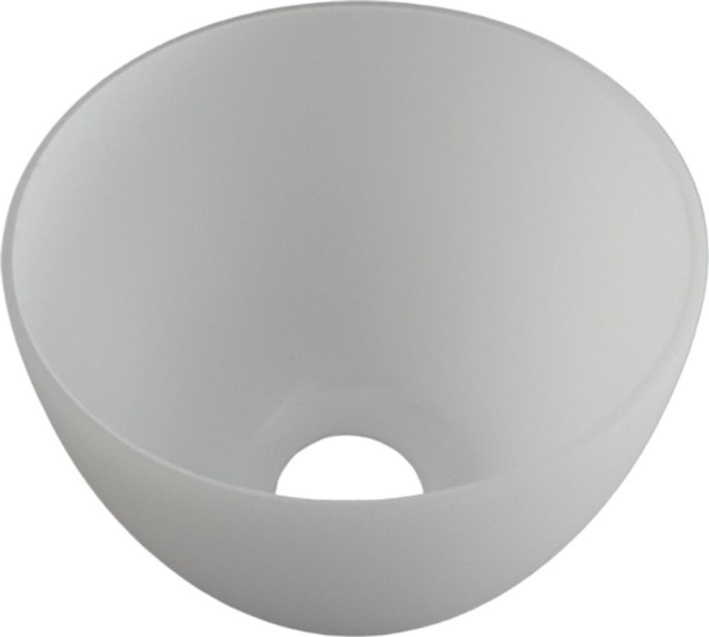 Matt-weißes Kugelglas Als Ersatz-Lampenschirm – 80 Mm Durchmesser, Für G9-Fassung, Einbaudurchmesser 24 Mm