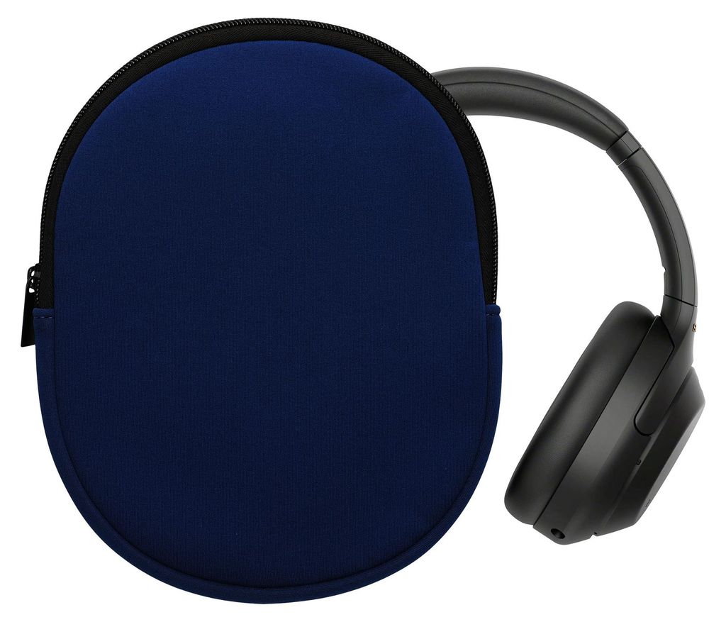 kwmobile Neopren Kopfhörer Tasche für WH-1000XM4 / WH-1000XM3 / Jabra Evolve 20 - Kopfhörer Case - Hülle Reise Beutel für Headset Headphones -...