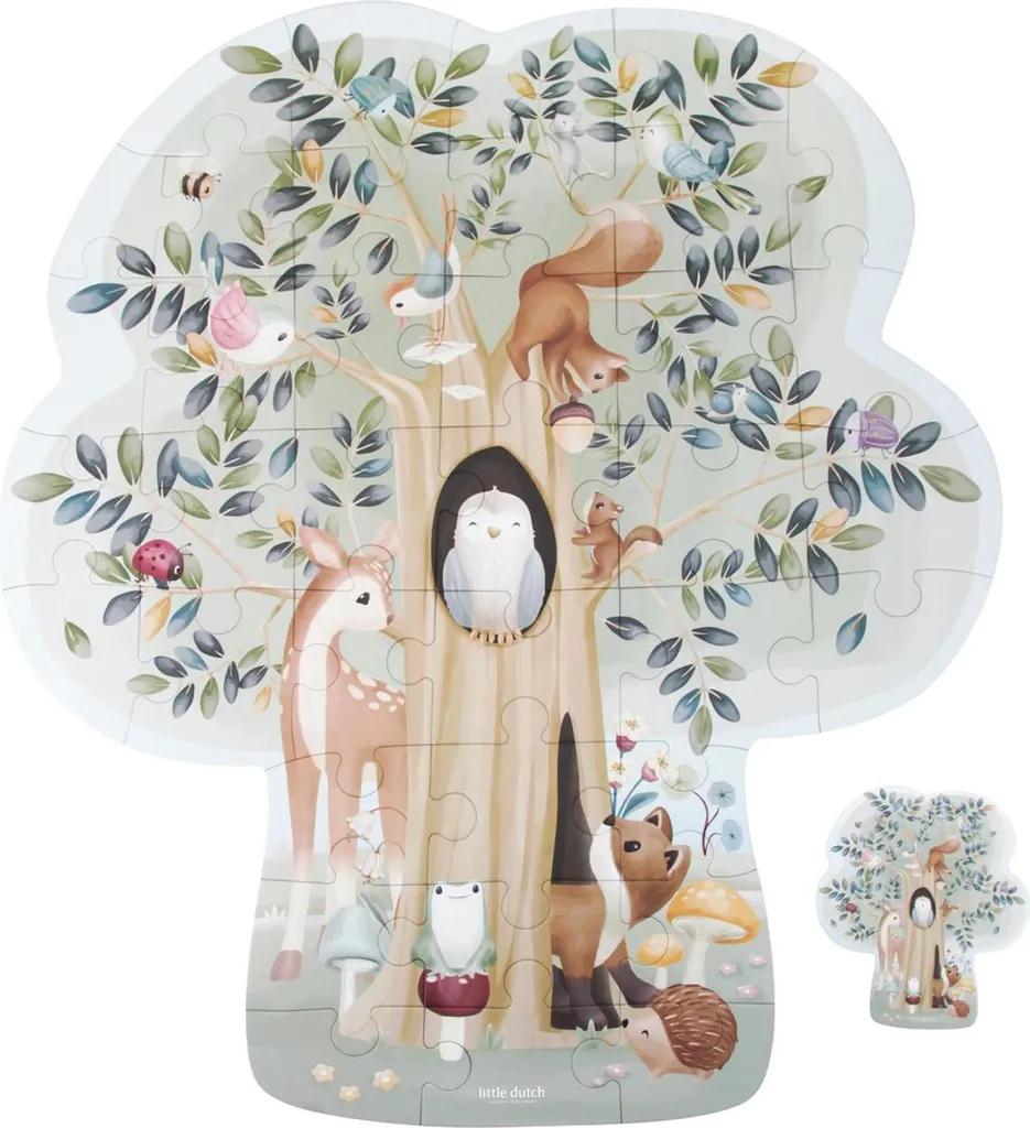 Petit puzzle de sol Forest Friends : fini les pièces fragiles et fines