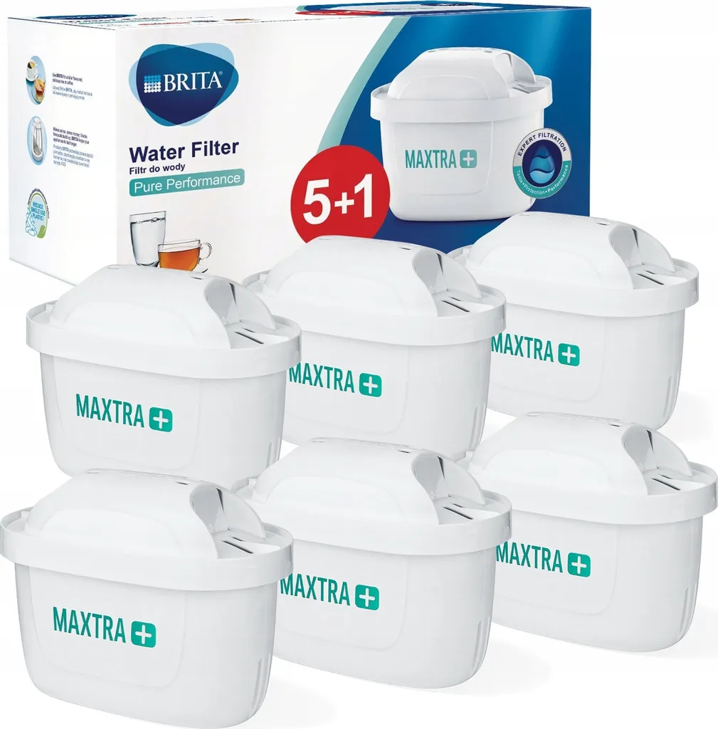 Brita Maxtra PLUS Pure Performance Cartouche filtrante pack de 6 unités