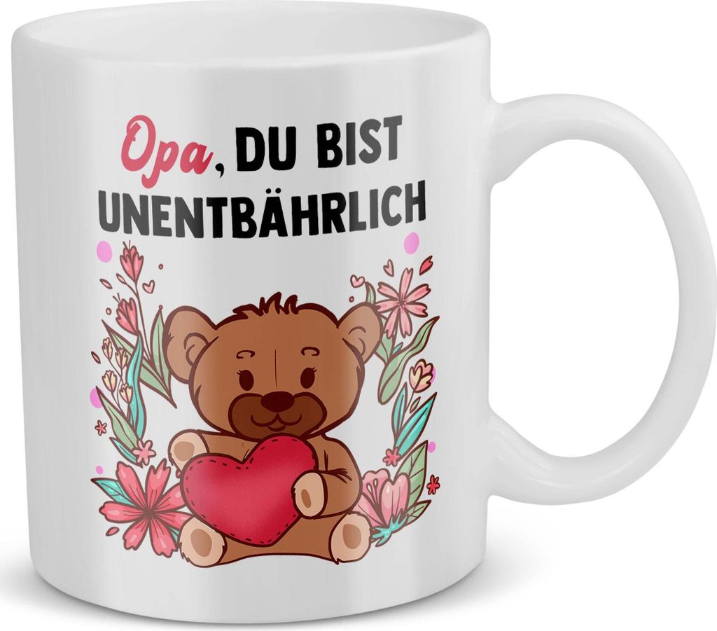 22Feels Opa Geschenk Geburtstag Grossvater Tasse Rentner Kaffeetasse Männer Weihnachten Herrentag Beste Grosseltern Geschenkidee Haferl