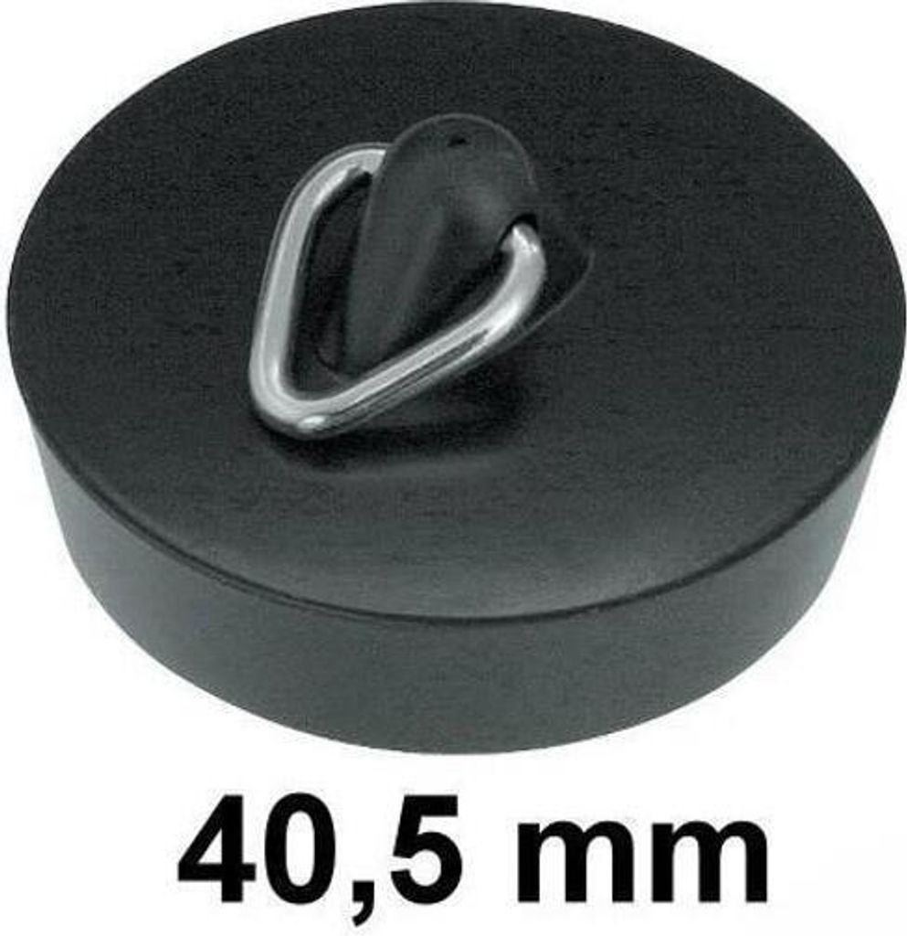 Perfekter Abflussstopfen 40,5 mm schwarz 1 Stück – Produktbild 