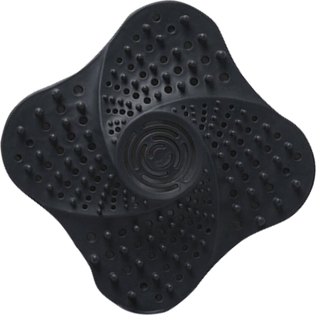 Dusche Drain Hair Catcher verhindern Verstopfung wiederverwendbare Silikon Boden Drain Filterabdeckung für Bad Küche schwarz