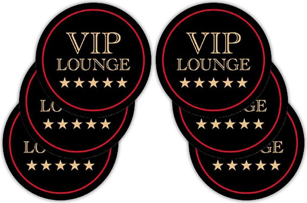 VIP Lounge Untersetzer 6-teilig