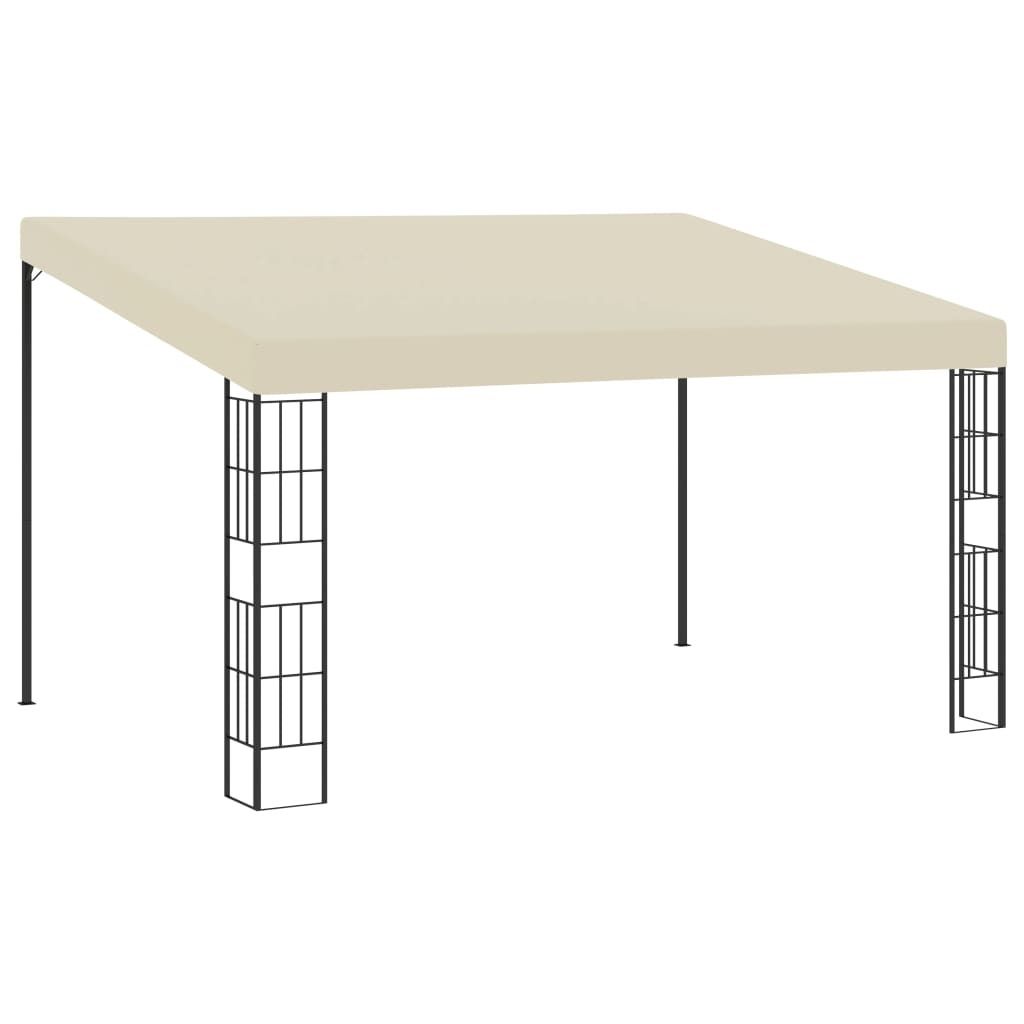 Wand-Pavillon 3x4 m Creme Stoff