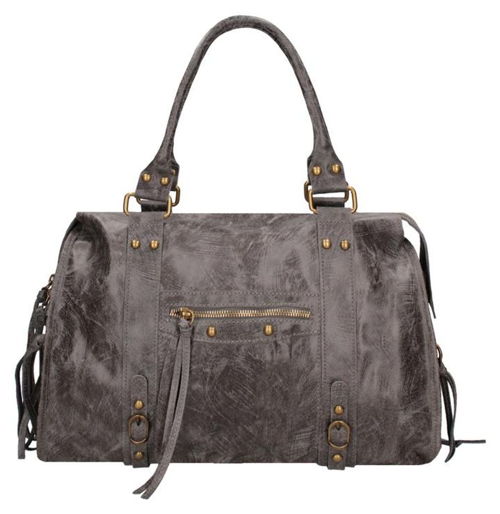 Dames Schoudertas Printed Suede met Verstelbare Draagband  Productafbeelding 