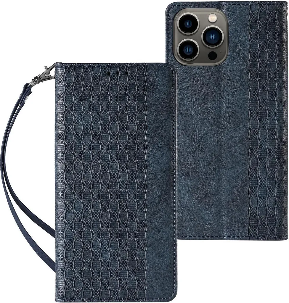 Custodia a Libro Blu per Xiaomi Redmi Note 11 con Chiusura Magnetica