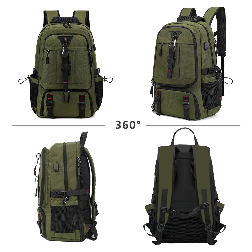 NULSTA Laptop Rucksack 60L, Reiserucksack Handgepäck mit Produktbild 8