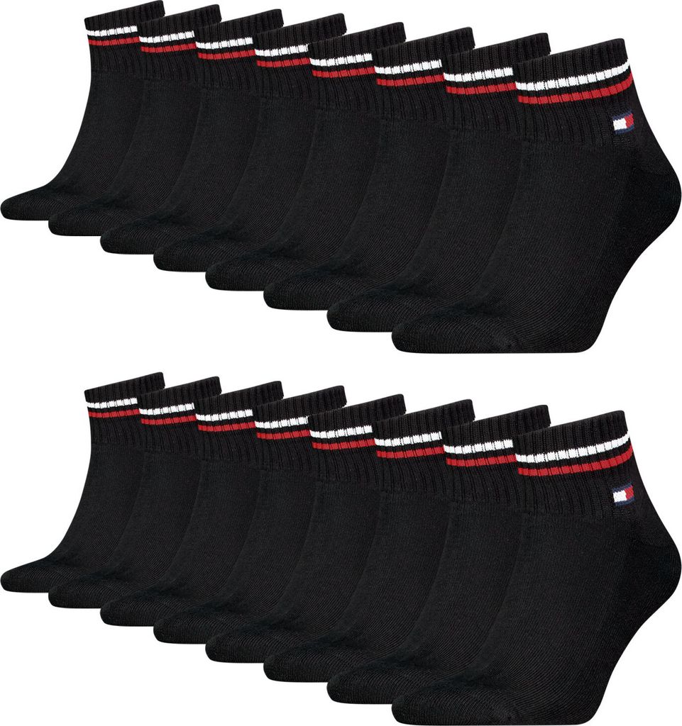 8 Paar Tommy Jeans Herren Quarter Iconic Socken
