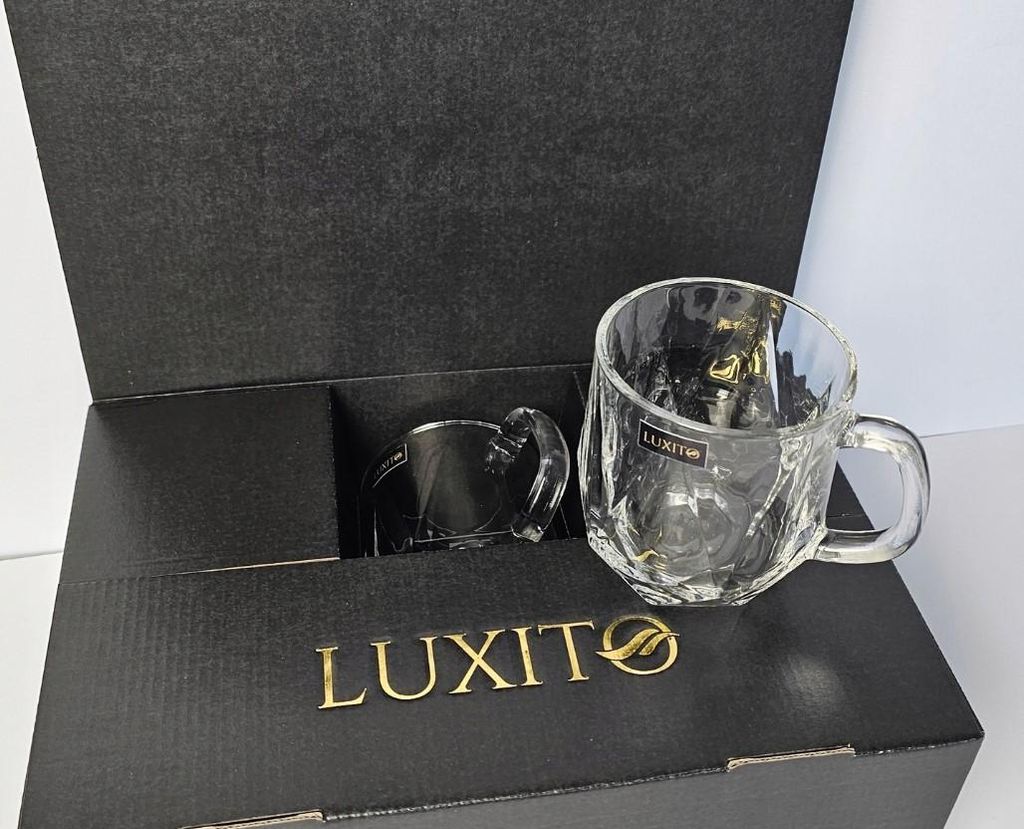 Sada sklenic na kávu a čaj LUXITO Max 300 ml 6 ks Obrázek produktu 