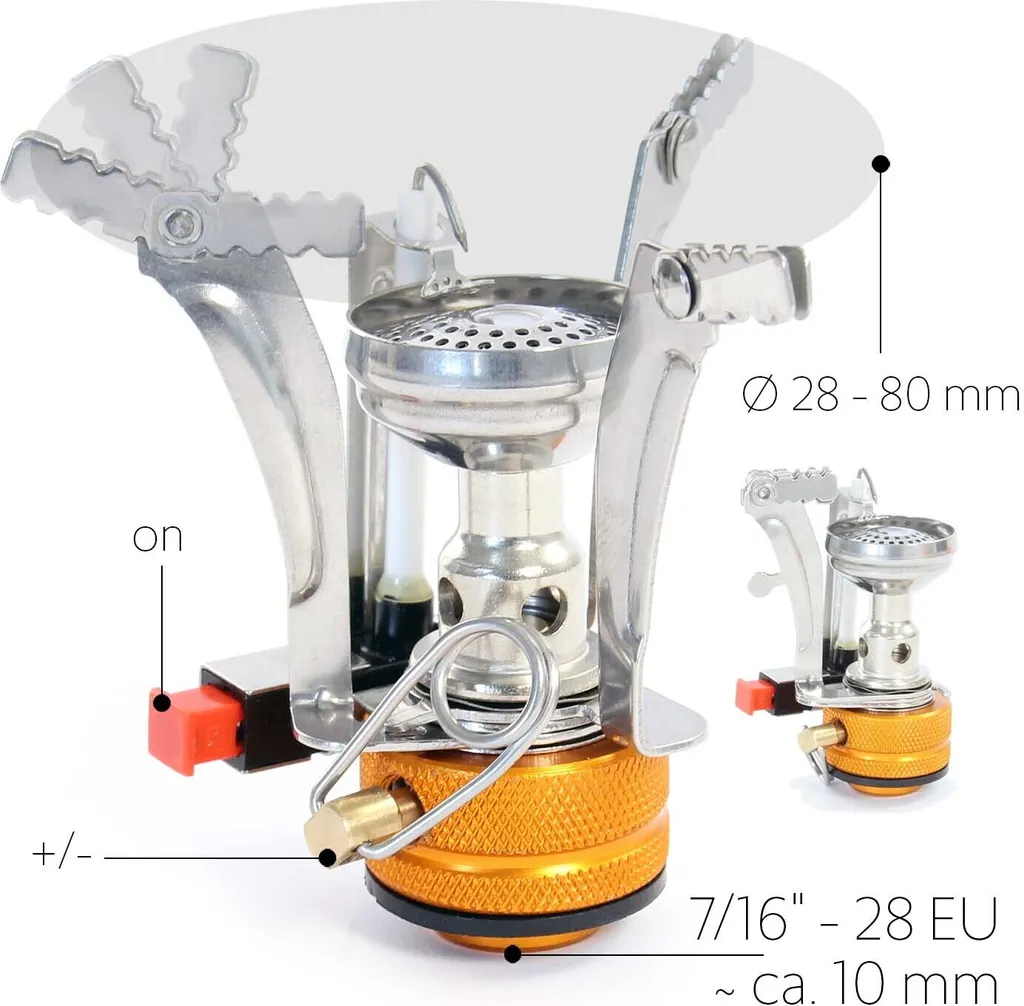 Matériel cuisine plein air pour randonnée avec réchaud et casserole - 4