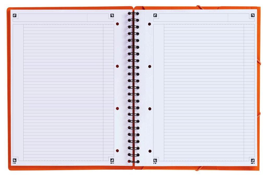 Oxford Meetingbook, Orange, 160 Blätter, Liniertes Papier Produktbild 