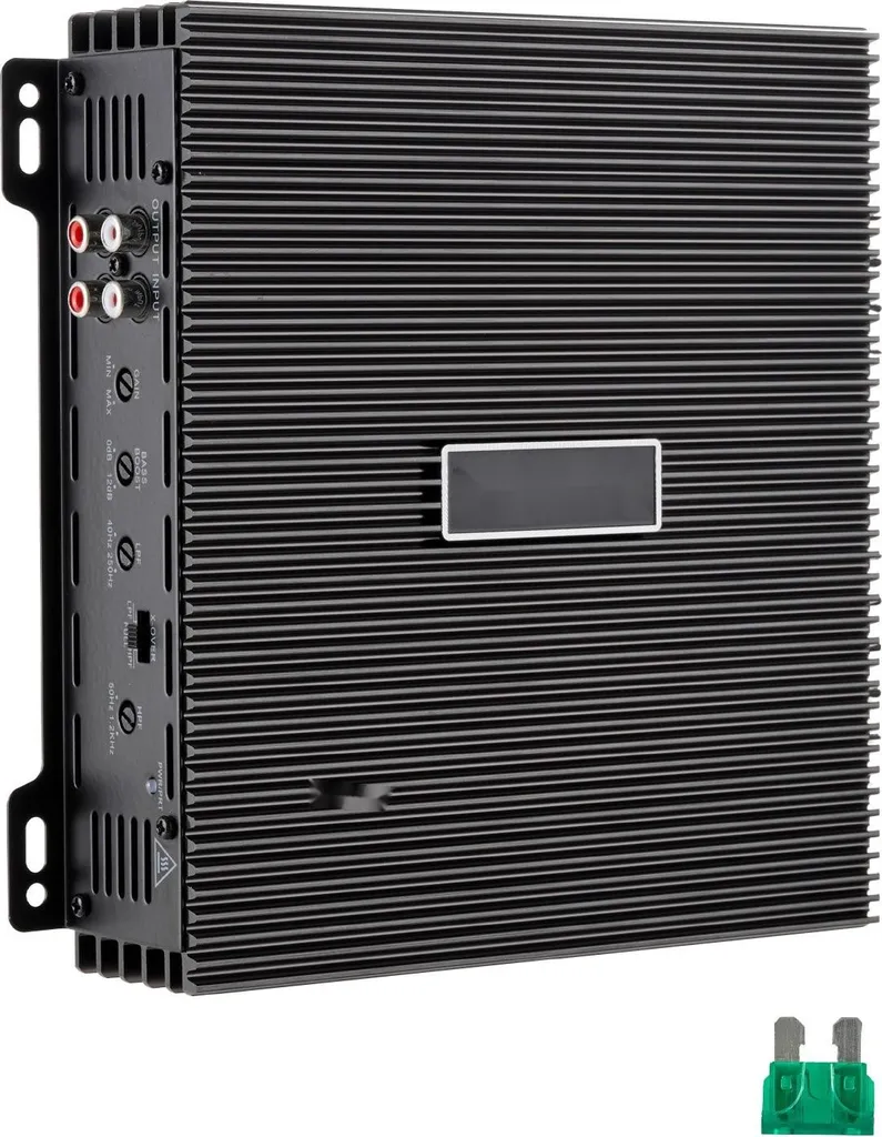 Amplificateur voiture 2 canaux classe AB pontable stéréo 2x600W 2 ohms