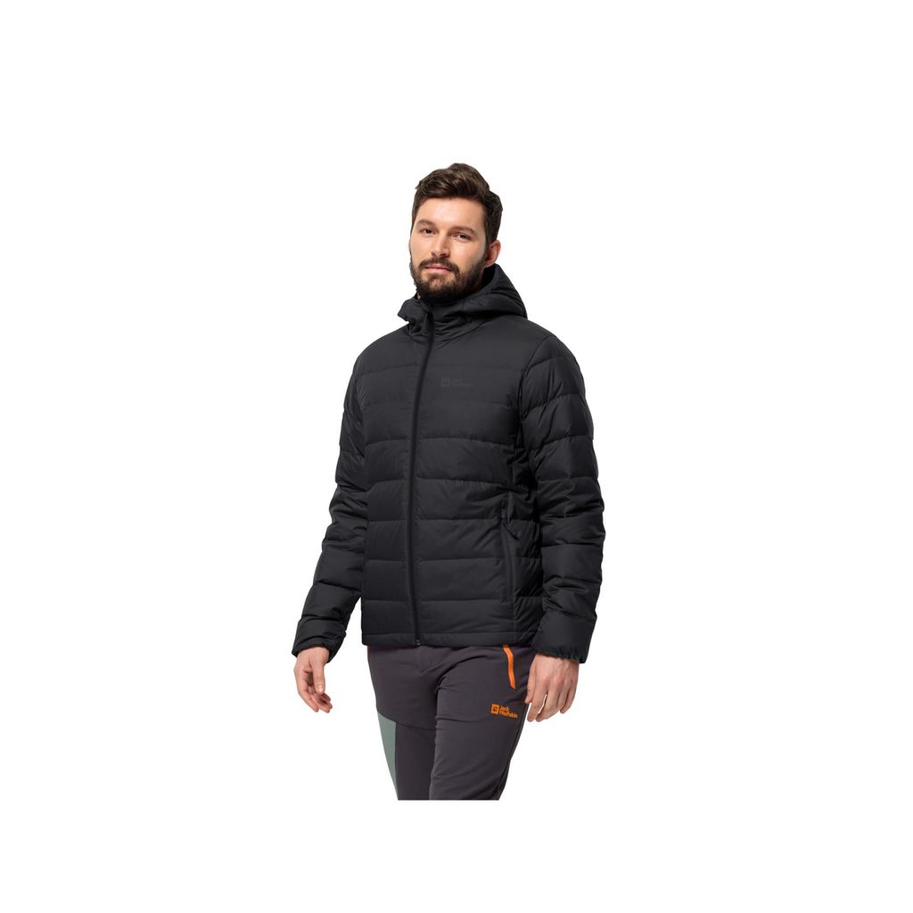 Jack Wolfskin Ather Down Kapuzenpullover Schwarz M Mann Produktbild 