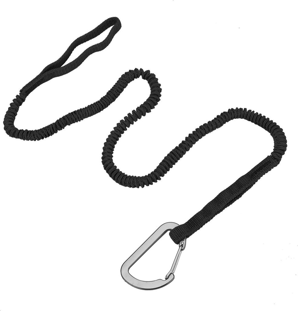 1/2/4 Stück Kajakpaddel-Leine, elastisches Bungee-Gurt-Lanyard-Seil, leichte Kajak-Ruten-Leine für Bootfahren, Angeln, Rafting, Kanufahren