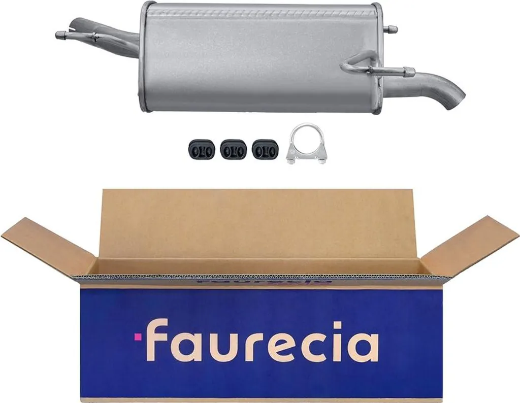 Silencieux arrière HELLA 8LD 366 031-191 pour OPEL Corsa C bicorps X01