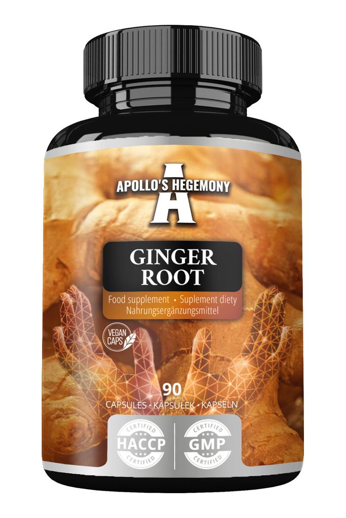 Ingwerwurzel 500 mg - Extrakt enthĂ¤lt 5% Gingerole - 90 Produktbild 