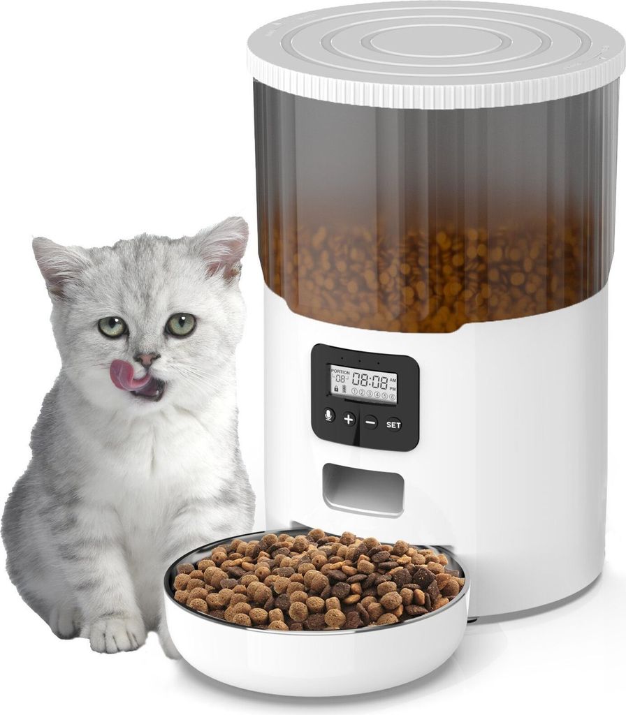 2 Edelstahlschalen Für Mikrochip-Futterautomat - Mit Dichtring Für Frische & Geruchsschutz