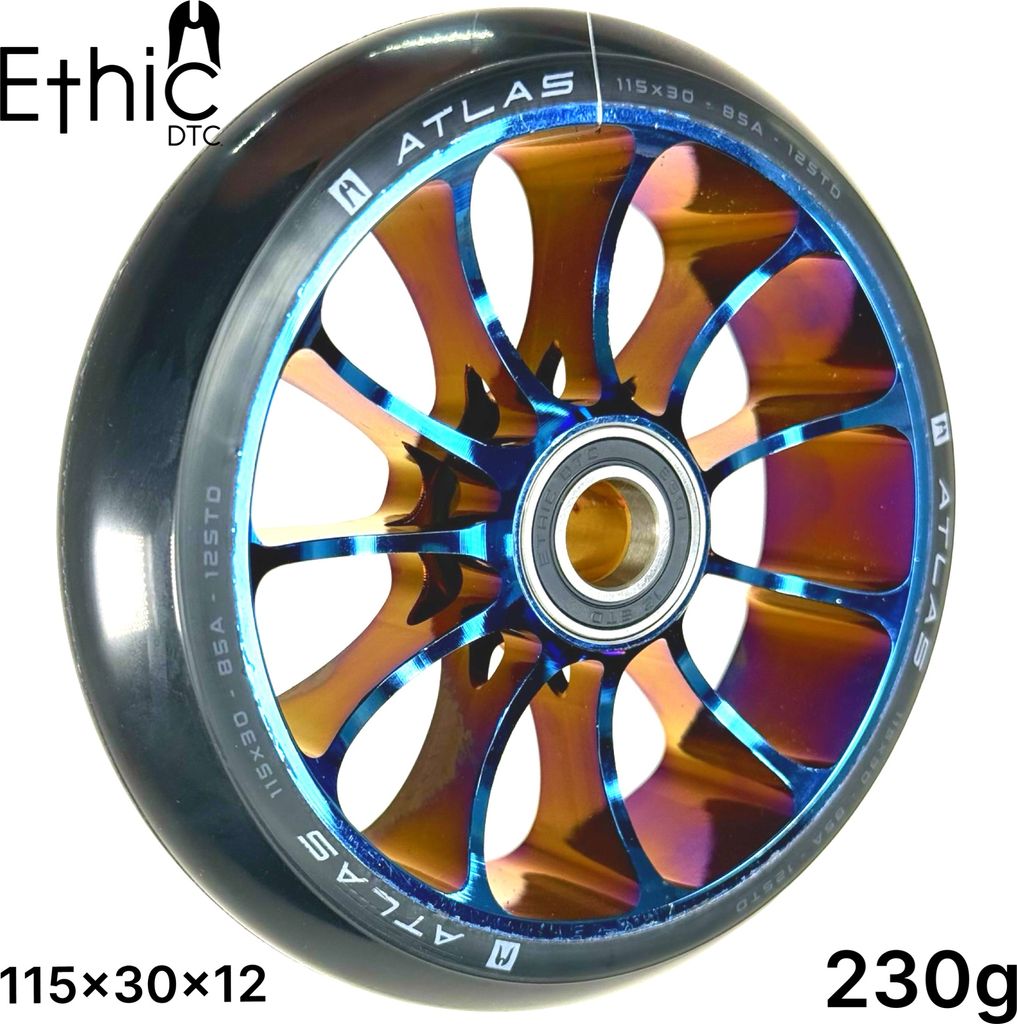 Ethic DTC Atlas Stunt-Scooter Rolle 115mm x 30mm 12std Blauchrome