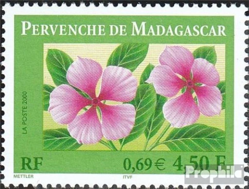 Briefmarken Frankreich 2000 Mi 3447 (kompl.Ausg.) postfrisch Pflanzen