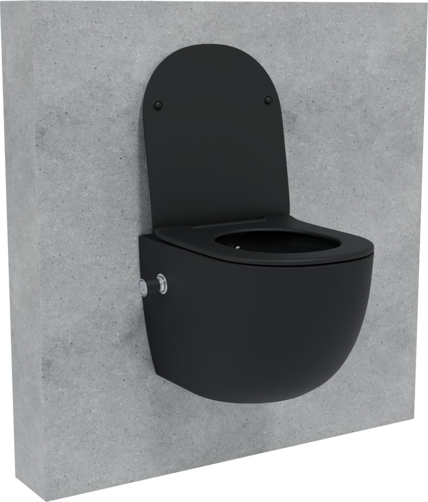 HAGO24 2in1 Hänge WC Bidet Tornadospülung Spülrandlos Produktbild 