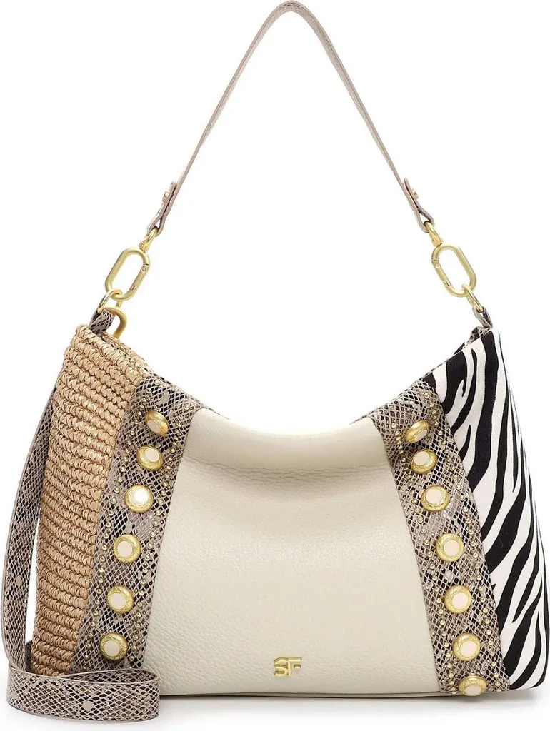 Sac à épaule SURI FREY SFY Harley SC Hobo Bag Sand multicolore chic