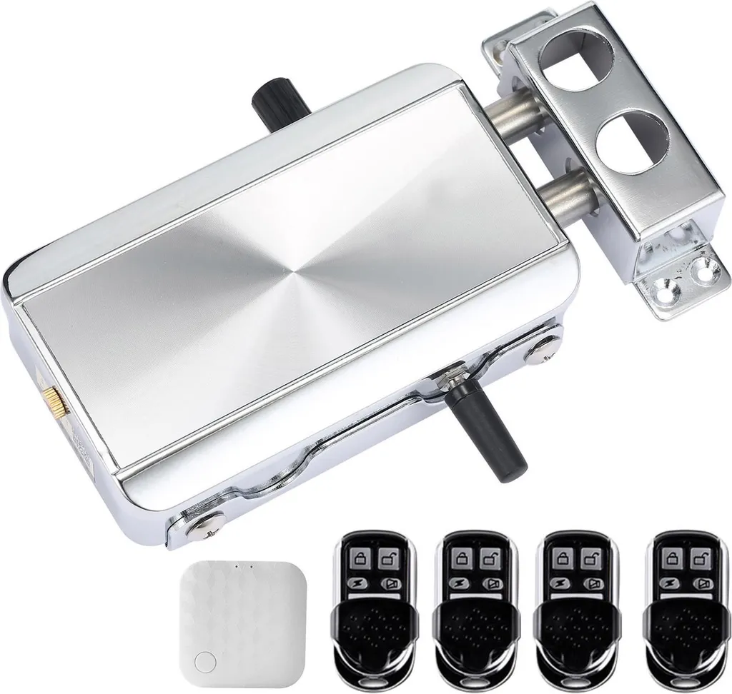 Serrure de porte intelligente Tuya SmartLife avec télécommande sans fil