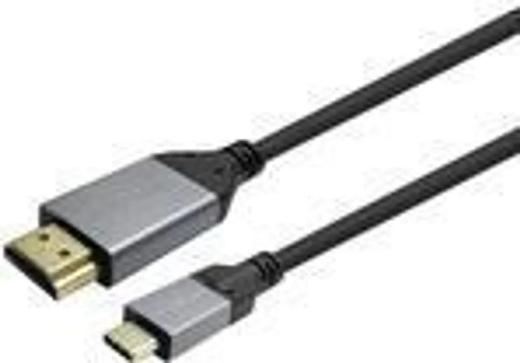 Câble USB-C vers HDMI 4m Noir pour Présentation et Salle de Réunion