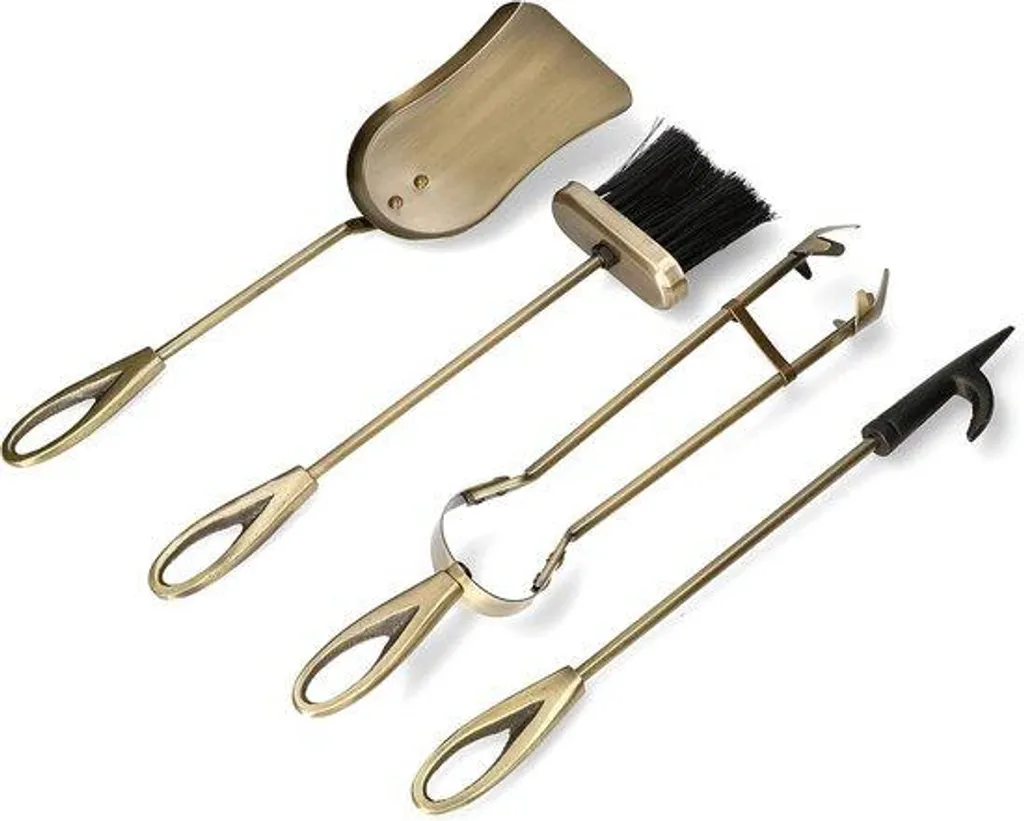 Accessoires de jardinage en métal rétro - Set de 4 outils complets