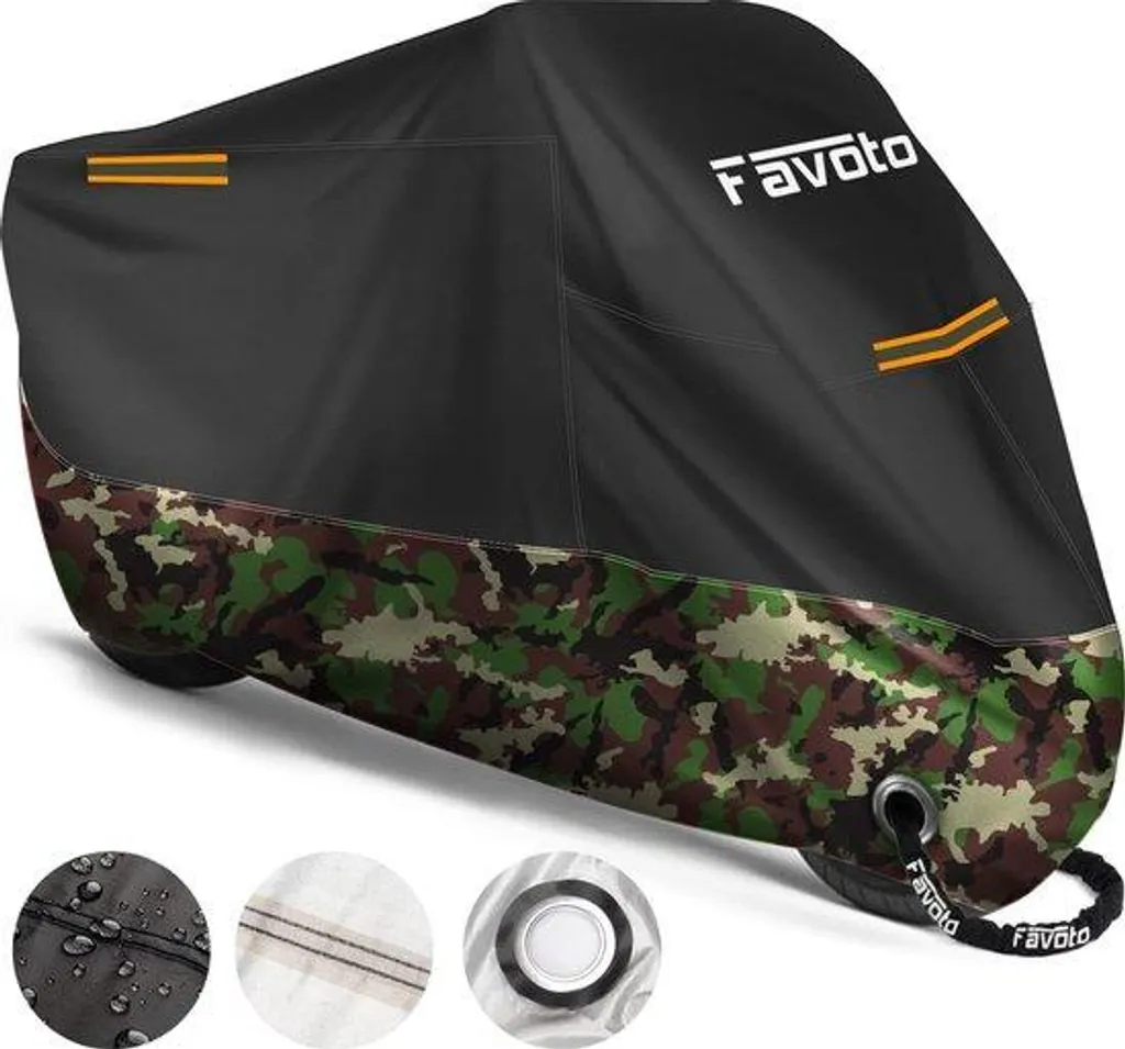 Bâche de Protection Moto XXL Extérieur - Étanche et Anti-Chaleur
